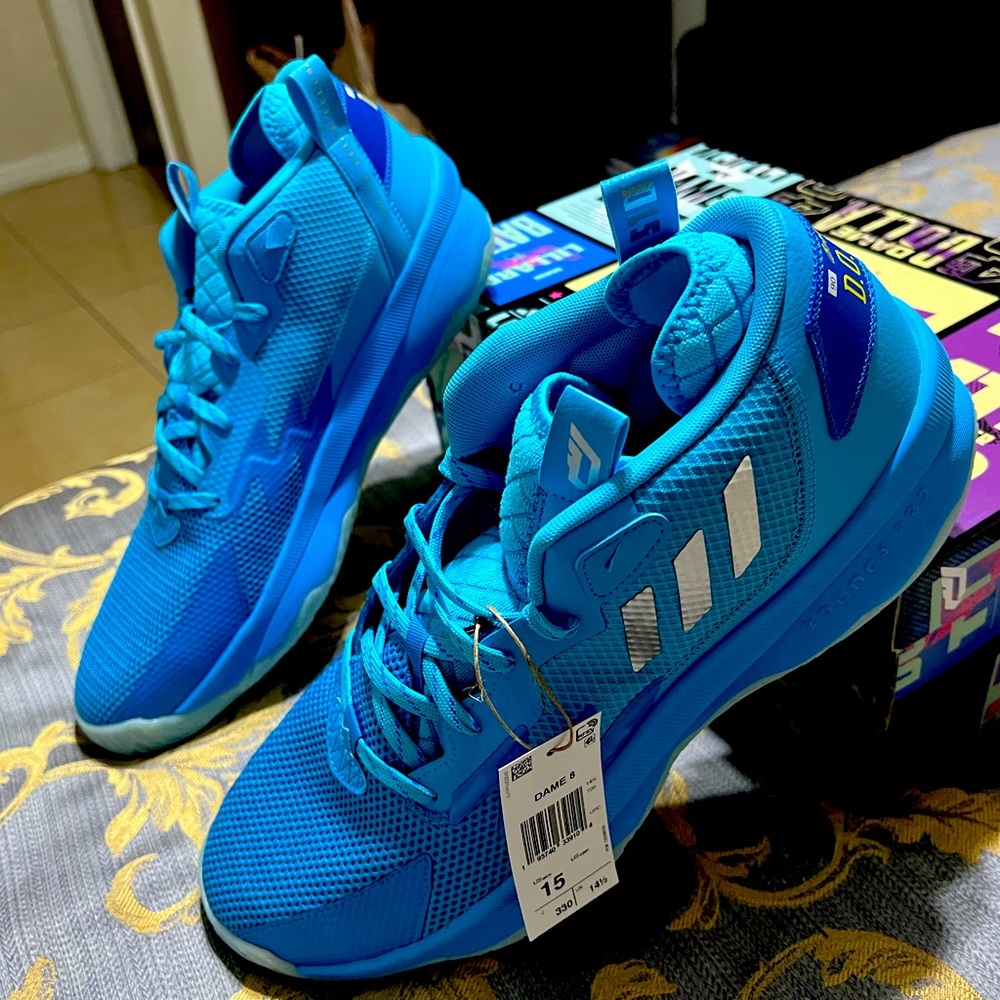 Damian Lillard adidas new shoes size 15